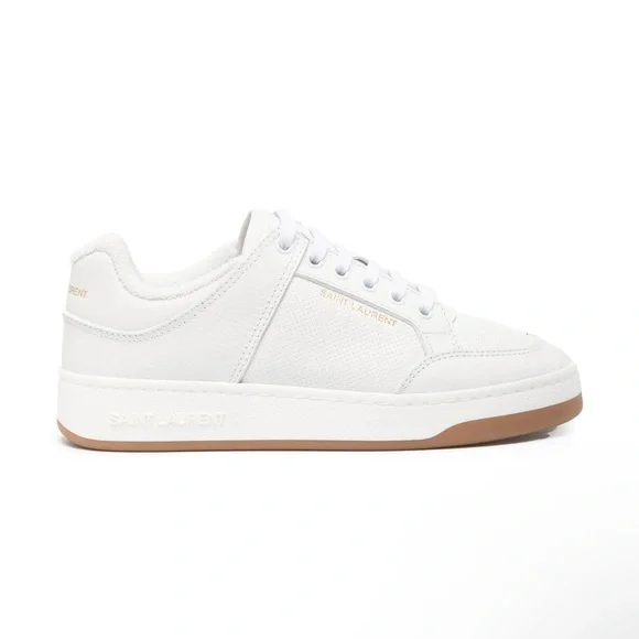 Saint Laurent YSL SL/61 lace-up white leather sneakers EU39.5, US9 - Picture 2 of 13